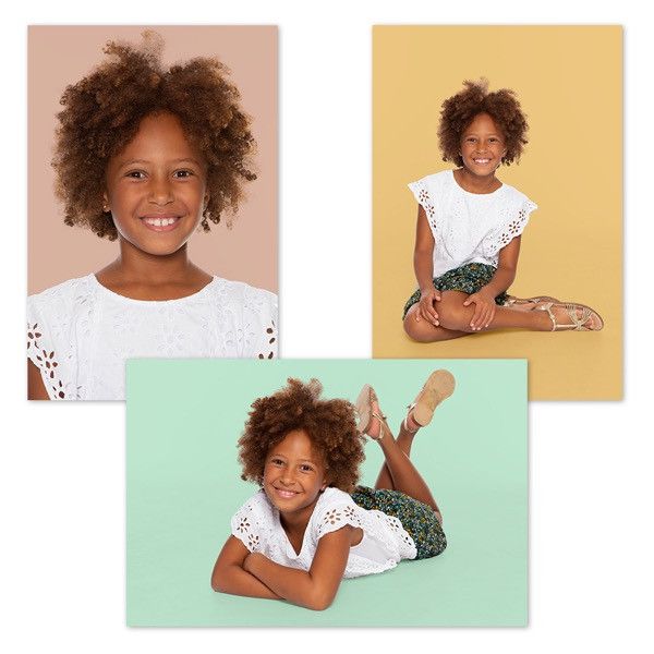 Schoolfoto met kleur