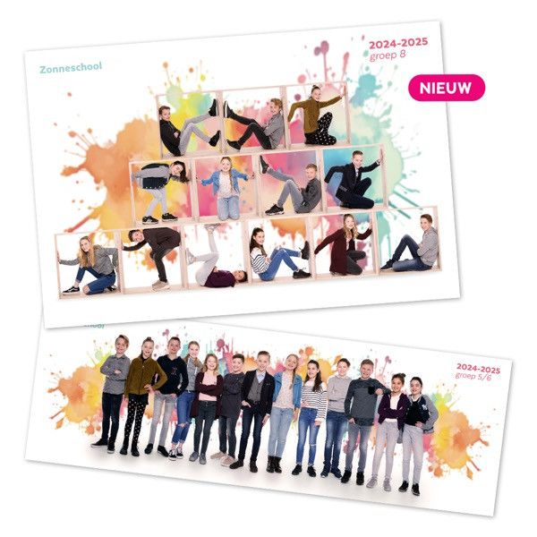 Spetter klassenfoto's