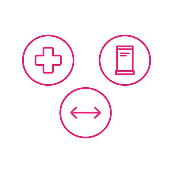 Gezondheid Banner Afstand